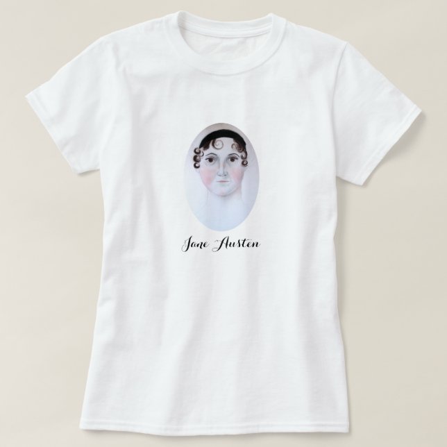 Camiseta Jane Austen (Frente do Design)