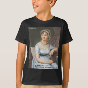 Camiseta Jane Austen Amou Você Menos Citação Em Presentes &