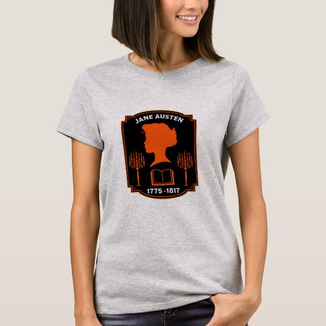 Camiseta Jane Austen English Novelist (Frente)