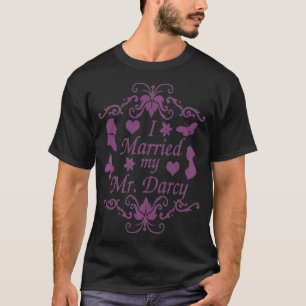 Camiseta Jane Austen Funny Diz Que Casei Com Meu Sr.