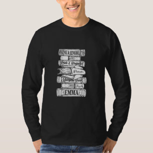 Camiseta Jane Austen Orgulho e Preconceito & Sr. Darcy Book