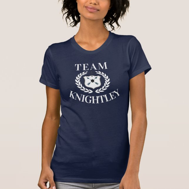 Camiseta Jane Austen Team Knight-T-Shirt (Frente)