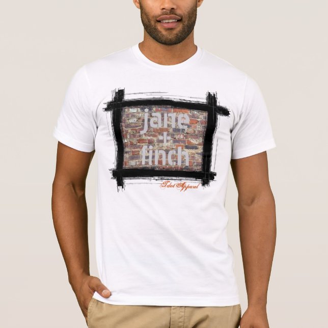 Camiseta Jane e passarinho (tijolo) (Frente)