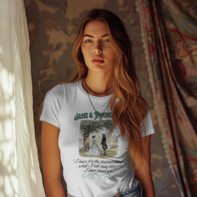 Camiseta Jane & Rochester Thornfield Hall Verde (Criador carregado)