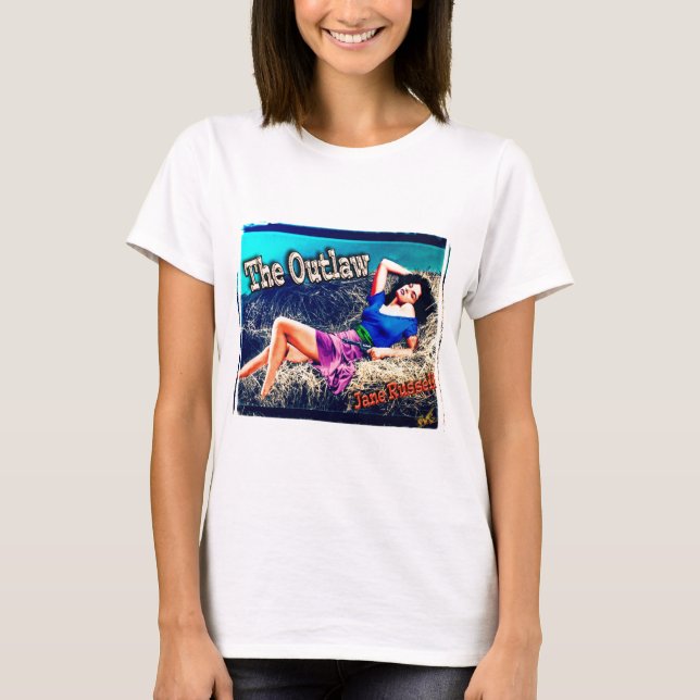 Camiseta Jane Russell "no foragido " (Frente)