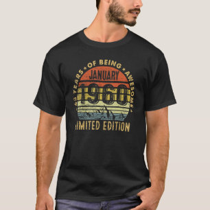 Camiseta Janeiro De 1960 63 Anos De Incrível