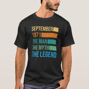 Camiseta Janeiro De 1971 50O Aniversário Vintage 50 Anos