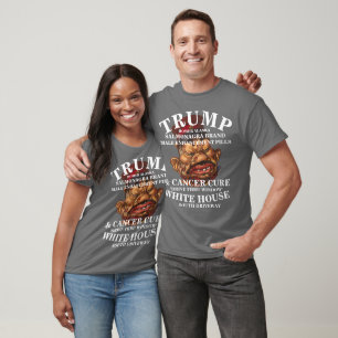 Camiseta Janela da campanha para curar o câncer de TRUMP CÂ