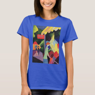 Camiseta Janela de Moda de August Macke, Vintage Fauvism