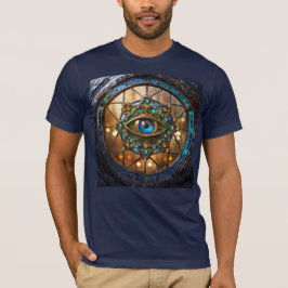 Camiseta Janela de Olho de Boi Rústica Terceiro Olho