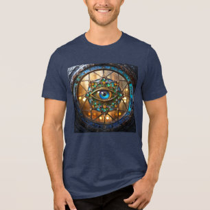 Camiseta Janela de Olho de Boi Rústica Terceiro Olho