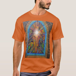 Camiseta Janela de vidro colorido