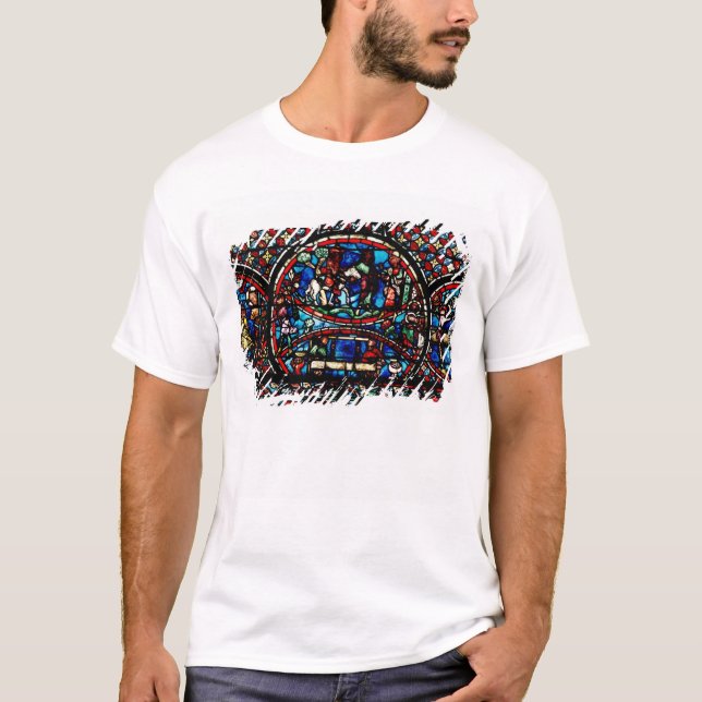 Camiseta Janela que descreve o bom samaritano (Frente)