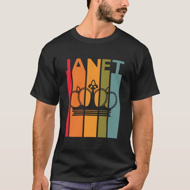 Camiseta Janet For First Name Janet (Frente)