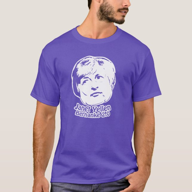 Camiseta Janet Yellen - Bernanke 2,0 (Frente)