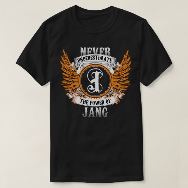 Camiseta Jang Name Shirt Nunca Subestima O Poder De J (Frente do Design)