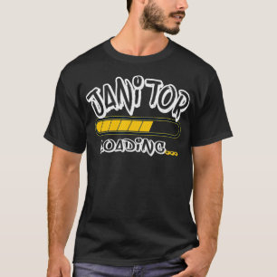 Camiseta Janitor Carregando o futuro guarda escolar