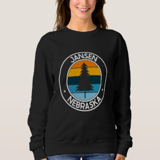 Camiseta Jansen Nebraska NE USA City Pride Retro Sunset