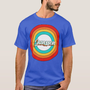 Camiseta Janssen Nome Shirt Vintage Janssen Circle