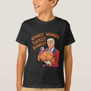 Camiseta Jantar de Ação de Graças divertido Trump Vencedor