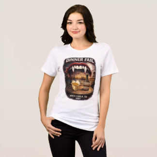 Camiseta Jantar Falhou Mulheres Bella+Canvas