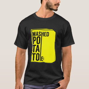 Camiseta Janto de Ação de Graças do Grupo de Batatas Lavada