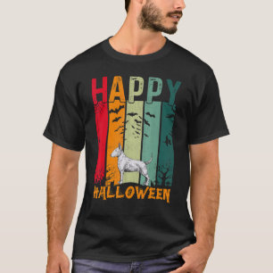 Camiseta Janto De Halloween Pa Bull Terrier Dog Retro Styl