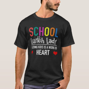 Camiseta Janto de moças de almoço Trabalhando em Crianças d
