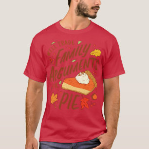 Camiseta Janto Familiar de Dia de Ação de Graças Pumpkin Pi