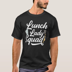 Camiseta Janto Trabalhadora de Cafeteria Lady Squad Lady Co