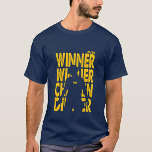 Camiseta Janto Vencedor Vencedor de Frango Desenho especi