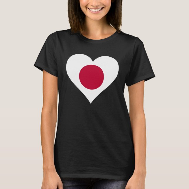 Camiseta Japan Flag Japan  Love Japan Japan Flag Japan Hear (Frente)