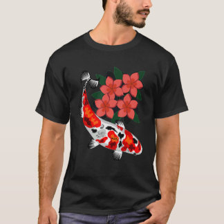 Camiseta Japan Koi Japanese Fish Cherry Blossom 68