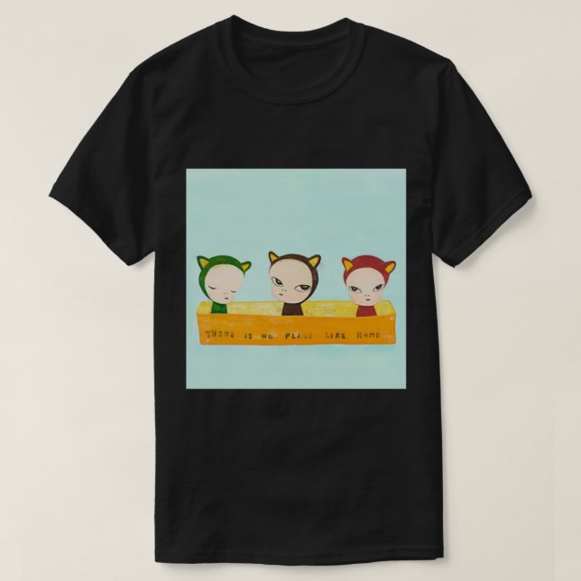 Camiseta japanês yoshitomo nara (Frente do Design)