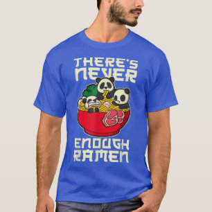 Camiseta Japanese Anime Kawaii Ramen Noodles Panda