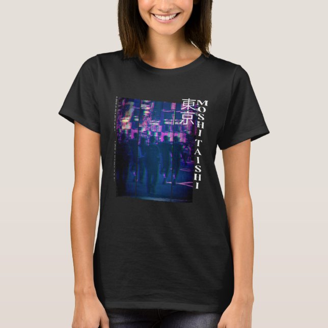 Camiseta Japanese Cyberpunk Tokyo Streetwear Aesthetic Grap (Frente)