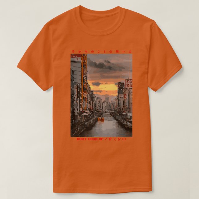Camiseta Japanese Cyberpunk Tokyo Streetwear Aesthetic Japa (Frente do Design)