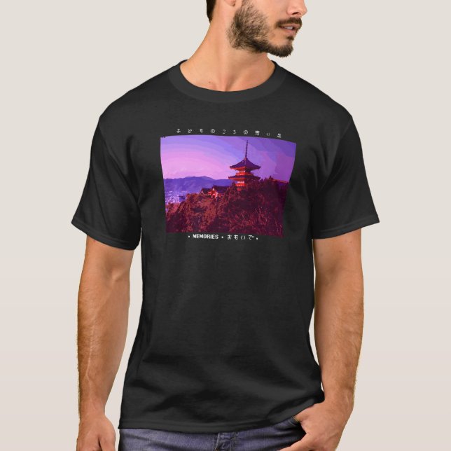 Camiseta Japanese Cyberpunk Tokyo Streetwear Aesthetic Japa (Frente)