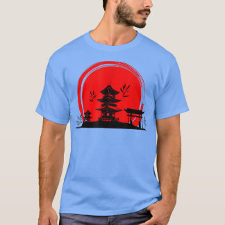 Camiseta Japanese Garden Japanese Torii Japan Samurai 