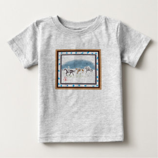 Camiseta Japanese horse samurai art equestrian sumi