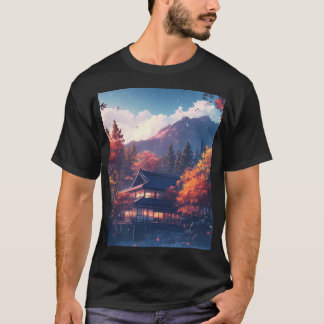 Camiseta Japanese House In Mountains