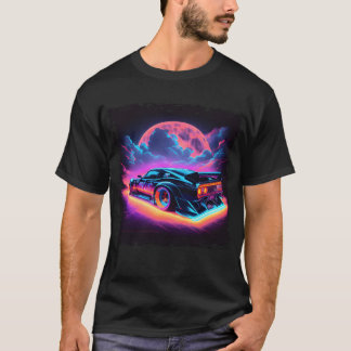 Camiseta Japanese Retro Car Racing Drifting JDMuning vintag