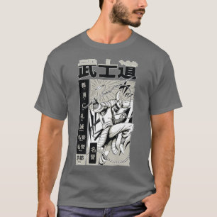 Camiseta Japanese Samurai Manga Page