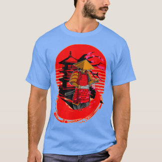 Camiseta Japanese Samurai Sword Katana Armor Warrior T-Shir