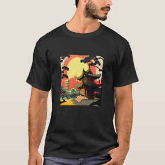 Camiseta Japanese Tokyo Asian inspired retro 60u2019s style