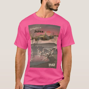 Camiseta Japão 1942 - Doolittle Raid Poster de viagens