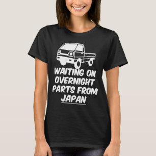Camiseta Japão Aguardando Peças Mini Caminhão Kei Carro 4wd