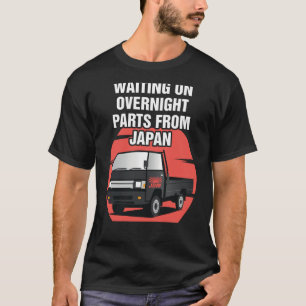 Camiseta Japão Aguardando Peças Mini Caminhão Kei Carro 4wd