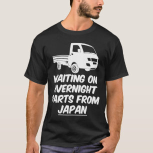 Camiseta Japão Aguardando Peças Mini Caminhão Kei Carro 4wd