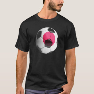 Camiseta Japão: Bandeira do futebol
